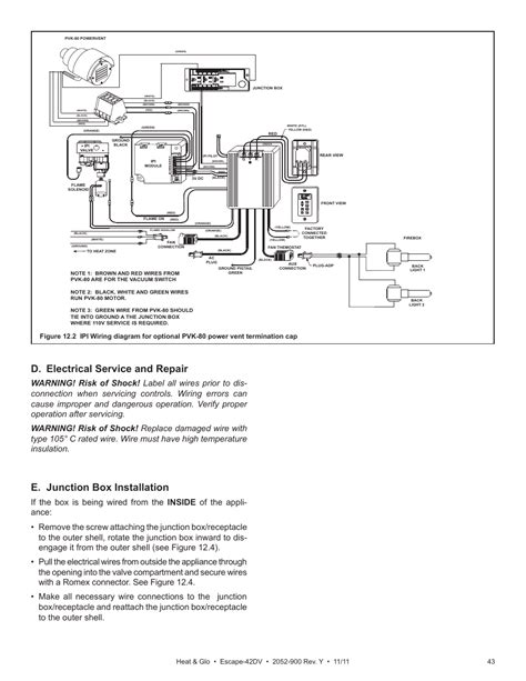 replacing heatolater junction box|heatilator parts diagram.